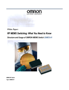 RF MEMS Switching: What You Need to Know