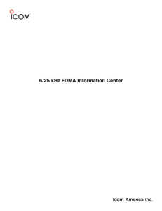 6.25 kHz FDMA Information Center