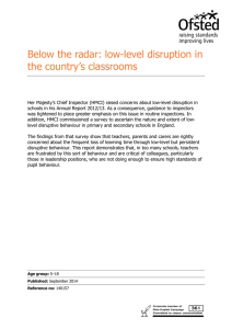 Below the radar: low-level disruption in the country`s