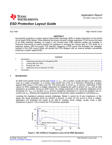ESD Protection Layout Guide