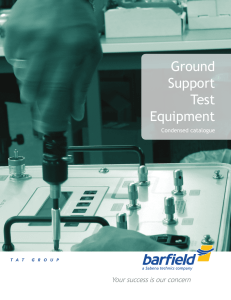 Ground Support Test Equipment