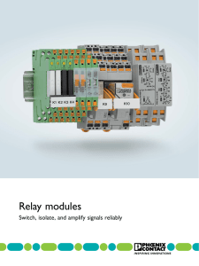 Relay modules - Phoenix Contact