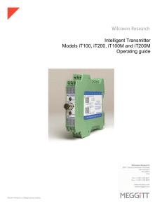 Intelligent Transmitter manual