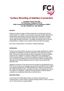 Surface Mounting of Interface Connectors