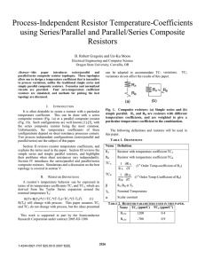 Process-Independent Resistor Temperature