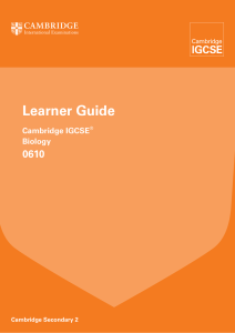0610 Biology Learner Guide 2015.indd