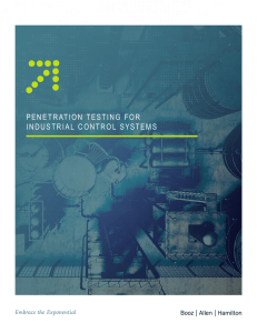 Penetration Testing For Industrial Control Systems
