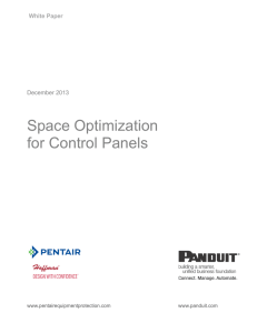 Space Optimization for Control Panels