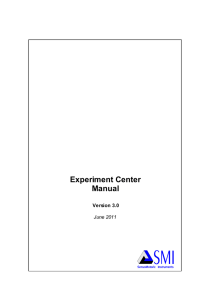 Experiment Center