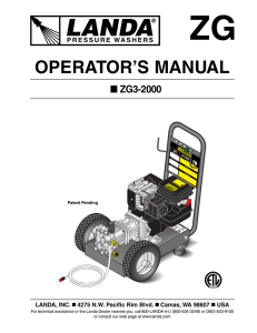 operator`s manual - Equipment Trade Service Co.