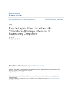 How Leakages in Valves Can Influence the Volumetric and