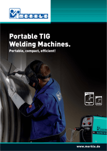 Portable TIG Welding Machines.