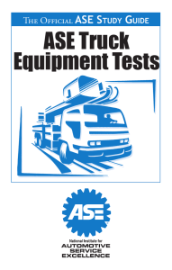 Truck Equipment Study Guide