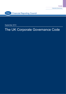 The UK Corporate Governance Code