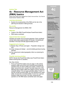 4c - Resource Management Act (RMA) basics