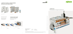 JUMPFLEX® The Standard for Signal Conditioners