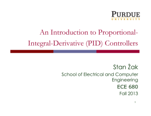 An Introduction to Proportional- Integral