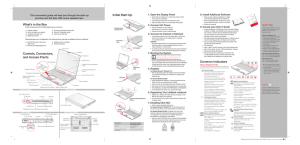 Common Indicators Controls, Connectors, and Access