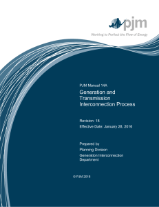 Generation and Transmission Interconnection Process