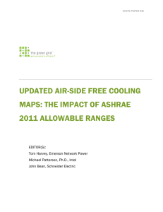 updated air-side free cooling maps