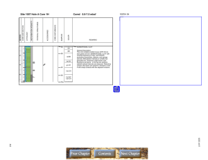 CORES, SITE 1057