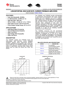 Low-Distortion, High Slew Rate, Current