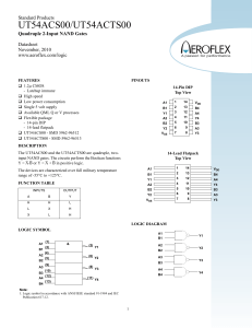 UT54ACS00 - Aeroflex Microelectronic Solutions