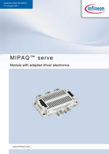 MIPAQ™ serve - Module with adapted driver electronics