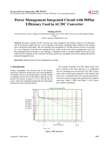 Power Management Integrated Circuit with 90Plus Efficiency Used