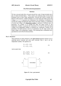 Two-port networks