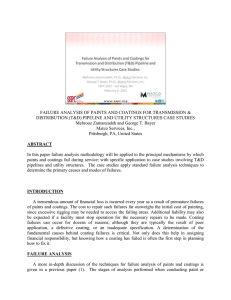 failure analysis of paints and coatings