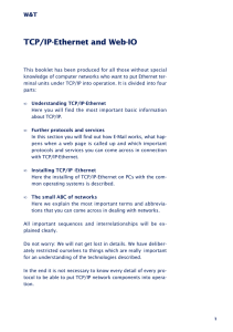 TCP/IP-Ethernet and Web-IO