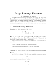 Large Ramsey Theorem