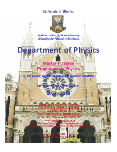 Department Department of Physics Physics