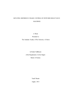 ROTATING REFERENCE FRAME CONTROL OF SWITCHED