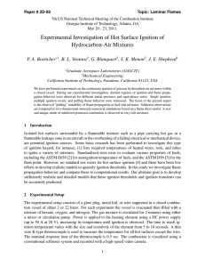 Experimental Investigation of Hot Surface Ignition of Hydrocarbon