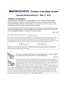 Problem of the Week Archive