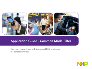 Application Guide - Common Mode Filter