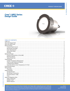 Cree LMR2 Series Design Guide