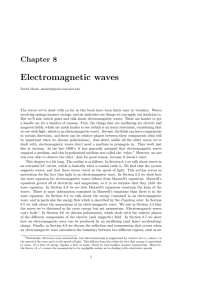 8. Electromagnetic waves