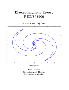 Classical electrodynamics