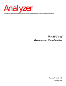 The ABC`s of Overcurrent Coordination