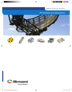 RF Modules and Subsystems