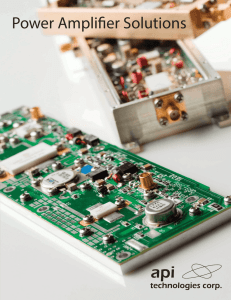 Power Amplifier Solutions