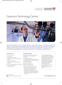 Quantum Technology Centre