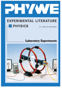 experimental literature physics