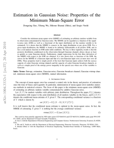 Estimation in Gaussian Noise: Properties of the Minimum Mean