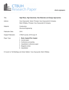High-Rises, High Seismicity - ctbuh