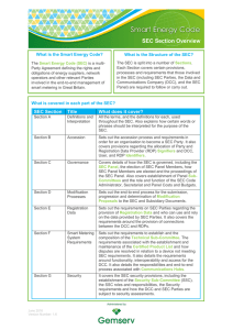 SEC Section Overview