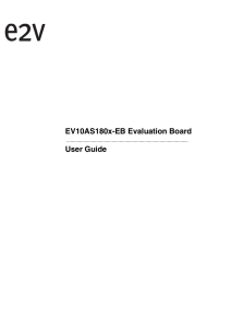 EV10AS180x-EB Evaluation Board User Guide